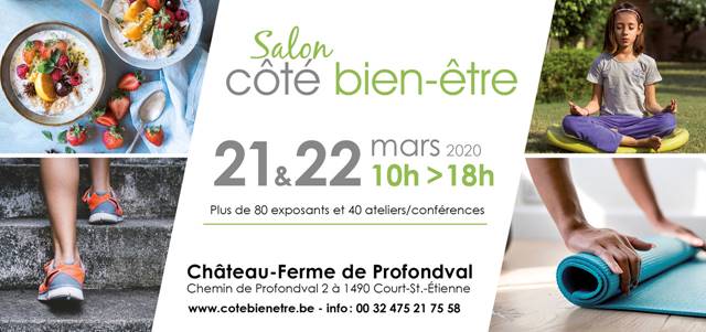 21 & 22/03/2020 – Salon Côté Bien-Être à Profondval