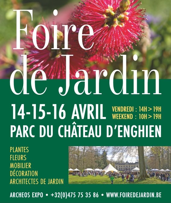 14-15-16/04/2023 – Foire des Jardins – Parc d’Enghien